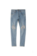 Purple P002 Light Indigo Blowout Denim Jeans