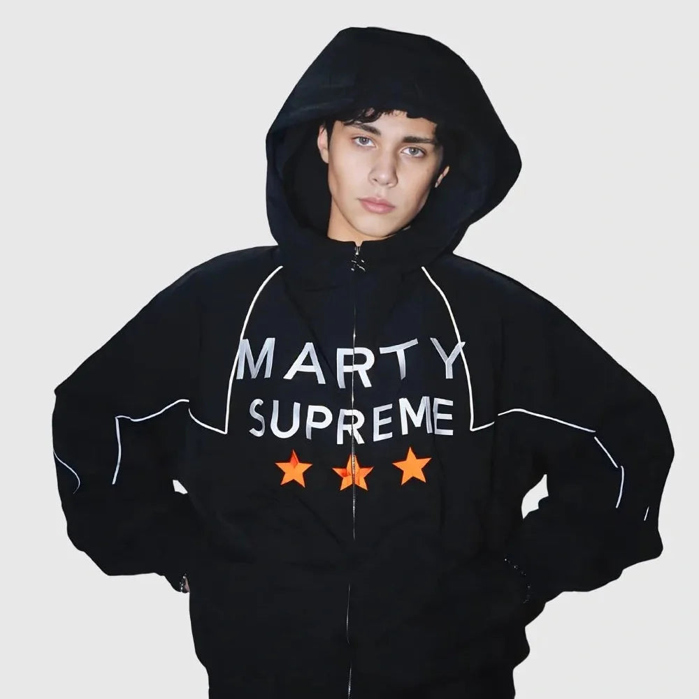 Nahmias x Marty Supreme A24 Warm Up Jacket - "Black"