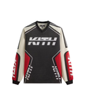 Kith Moto Mesh Long Sleeve Donovan Tee - "Black"