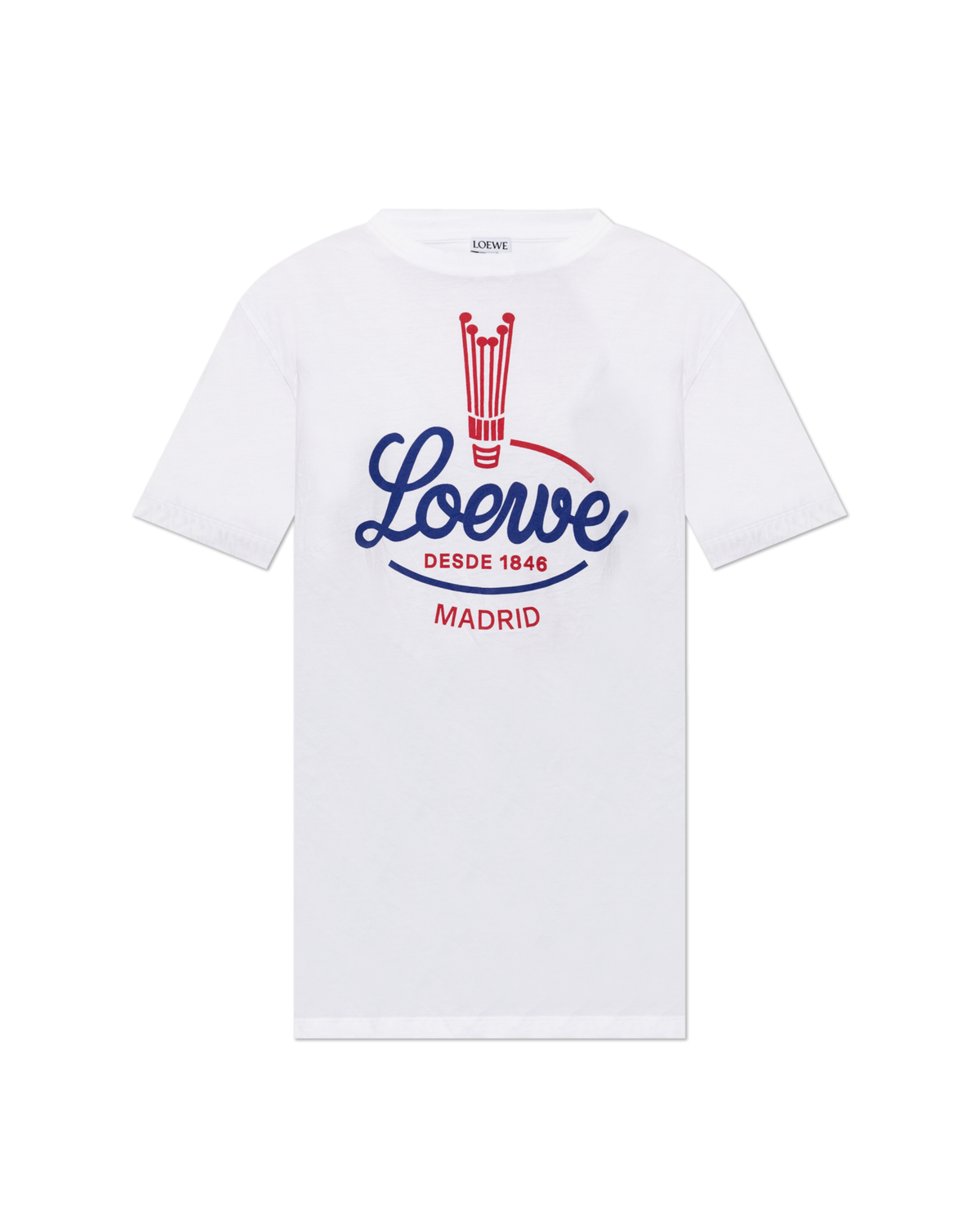 Loewe Crinkled Effect T-shirt - "White"