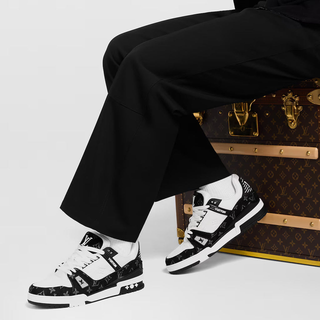 LV Trainer Sneaker - "Black/White"