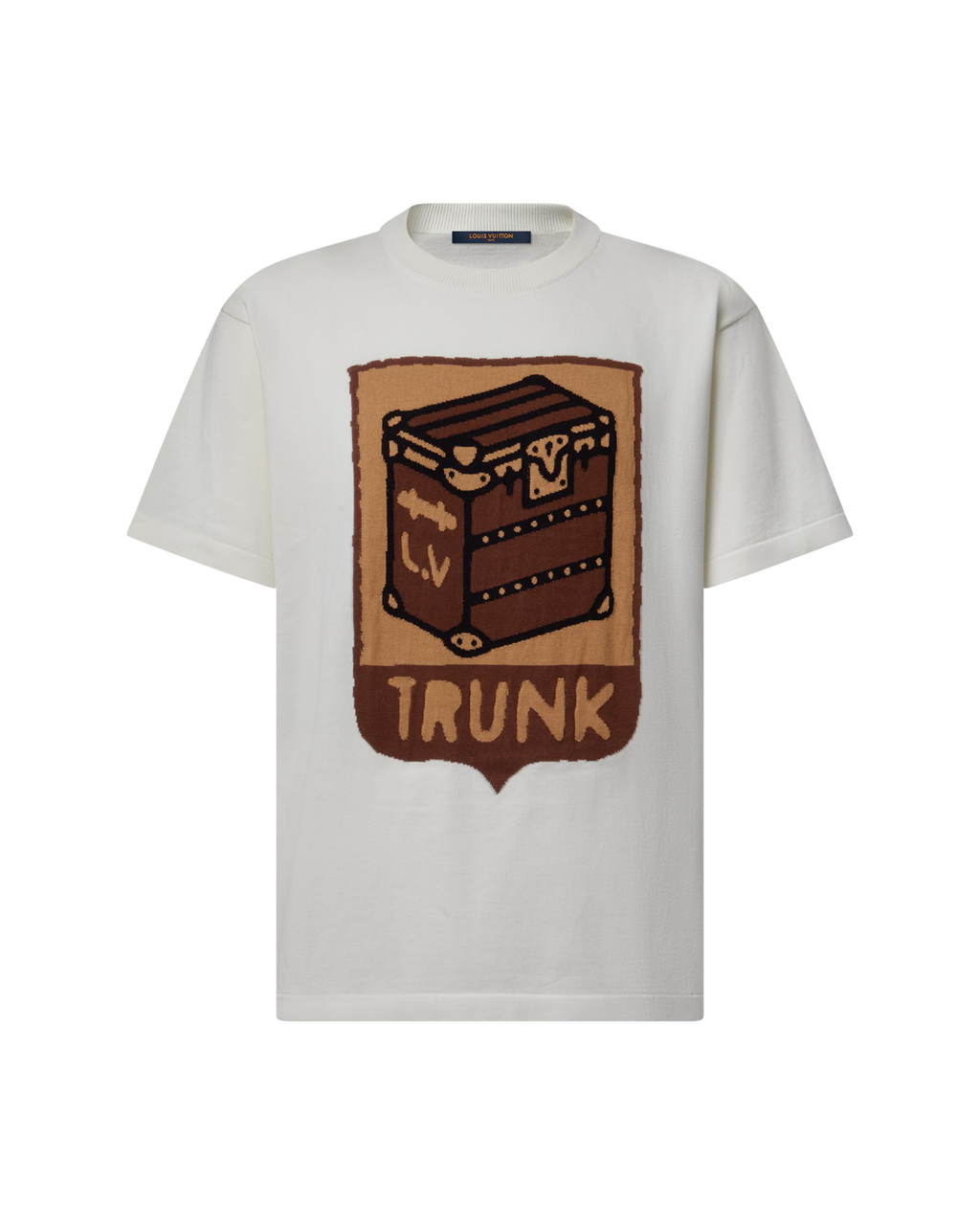 LV Graphic Short-Sleeved Crewneck - "White"