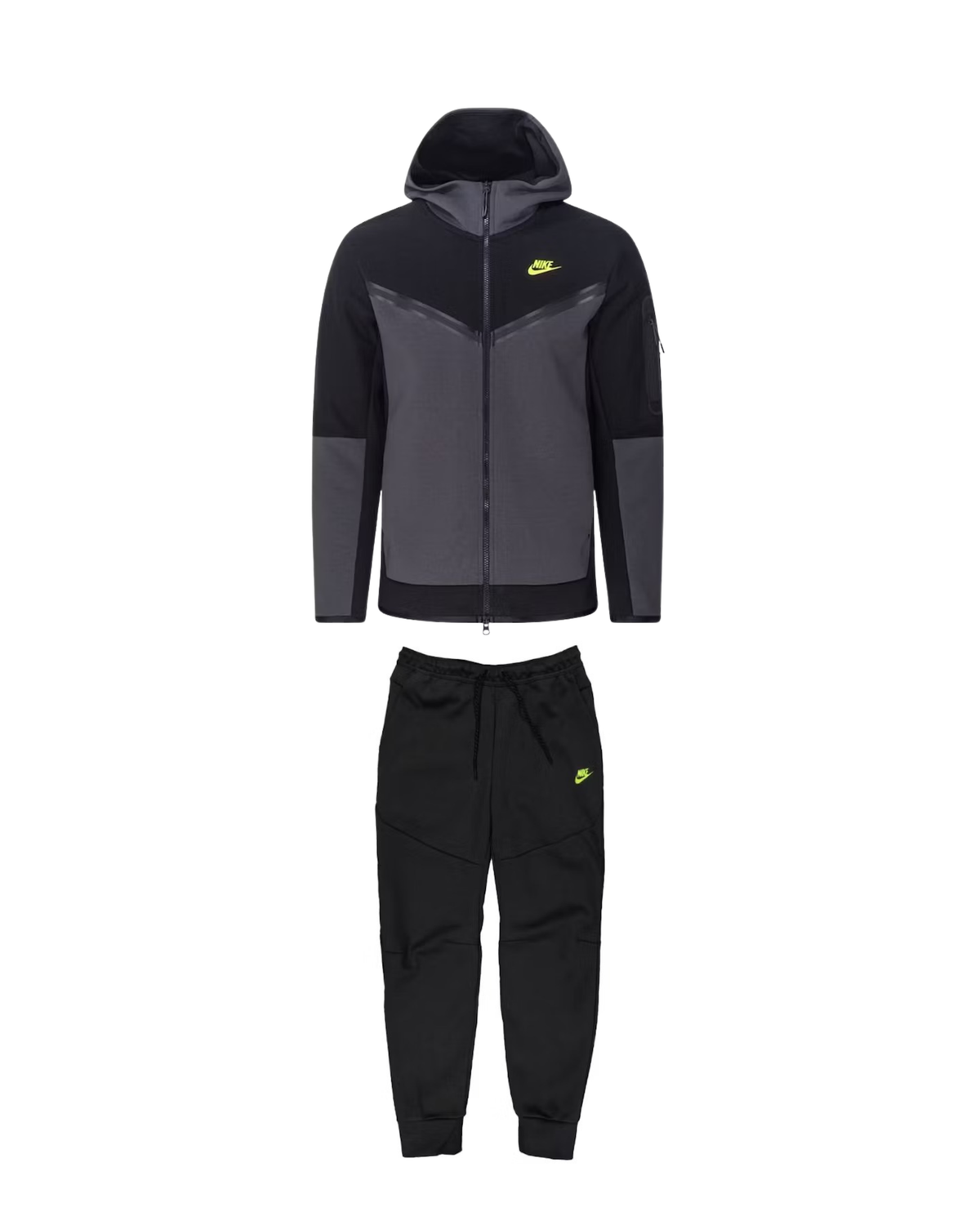 Nike Tech Fleece - "Black/Volt"