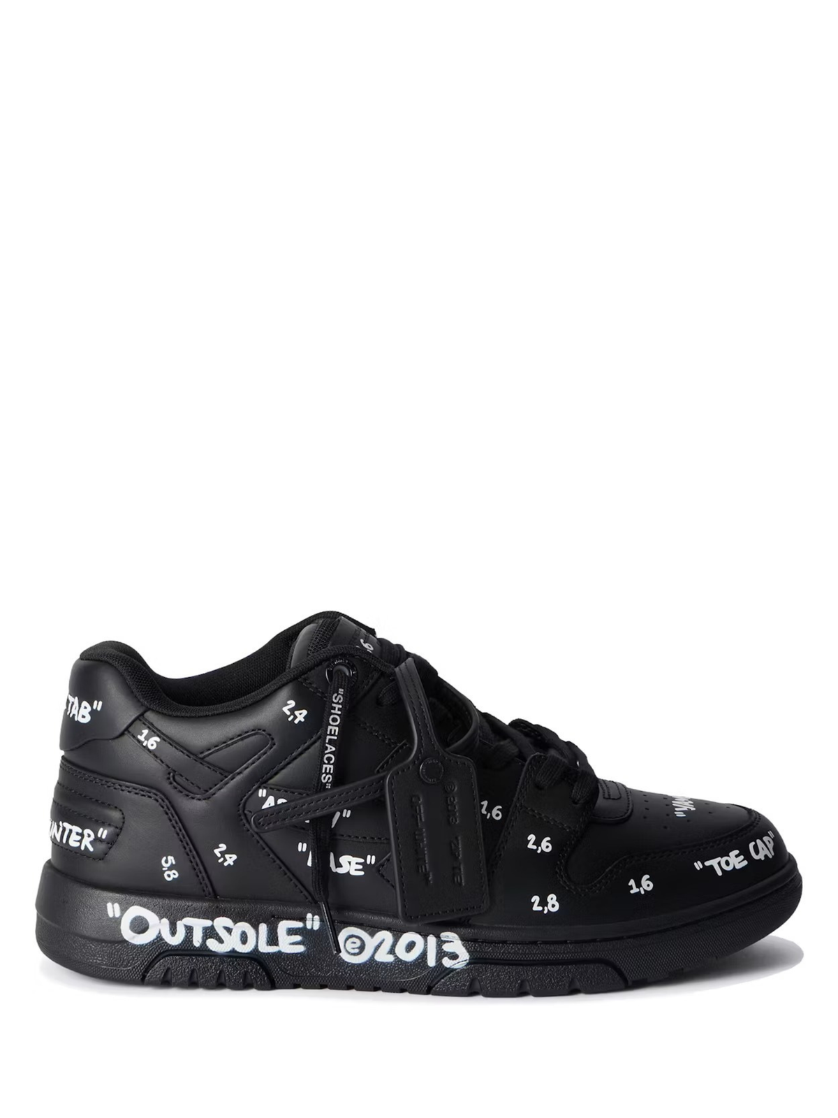 Off-White Out Of Office - "Black/White Text Motifs"