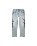 Purple P001 Double Script Skinny Jeans - "Blue"