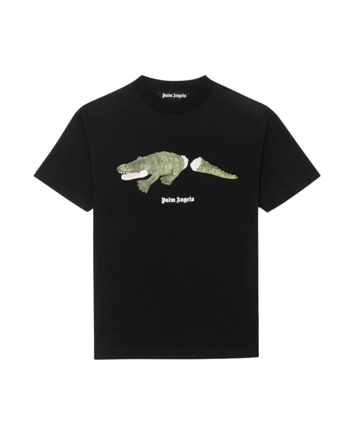 Palm Angels Crocodile Print T-shirt - "Black"