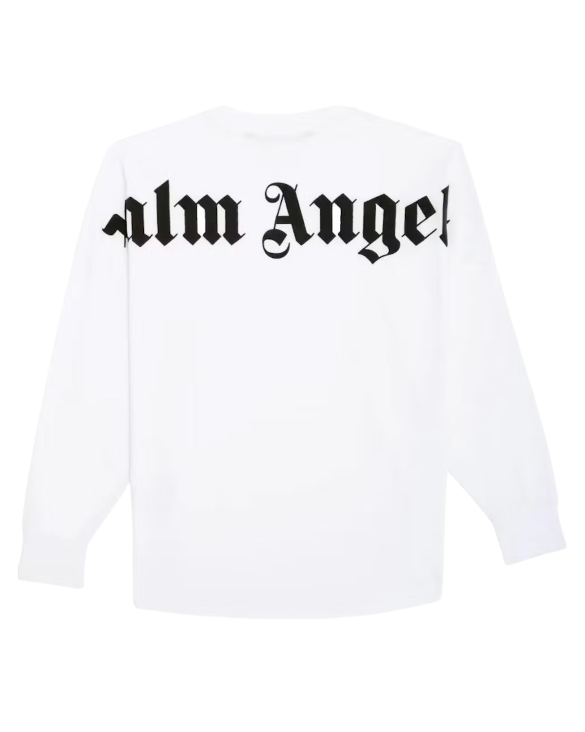 Palm Angels Logo L/S Tee - "White/Black"