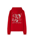 Palm Angels Hoodie With Dragon - Lunar New Year - "Red"
