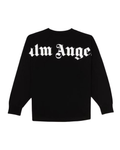 Palm Angels Logo L/S Tee - "Black/White"