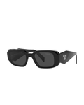Prada PR 17WS Square Sunglasses - "Black"