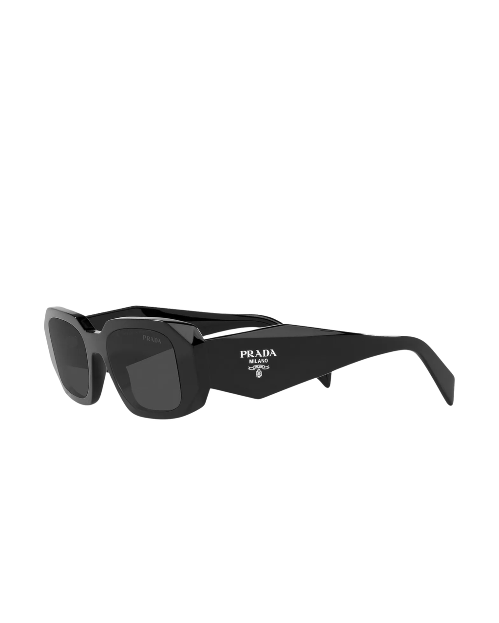 Prada PR 17WS Square Sunglasses - "Black"