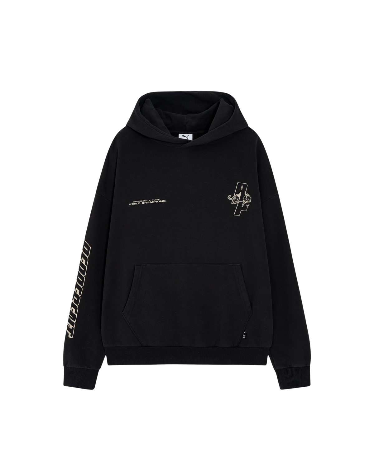 Represent x Puma Oversized Hoodie - "Black"