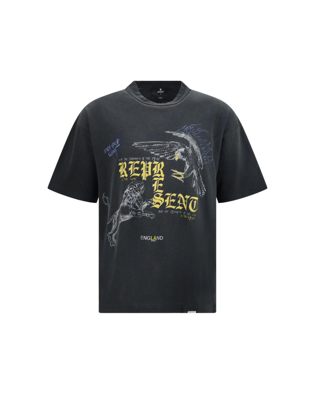 Represent Enemy T-shirt - "Stained Black"