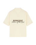 Represent Patron Of The Club Shirt - "Cream"