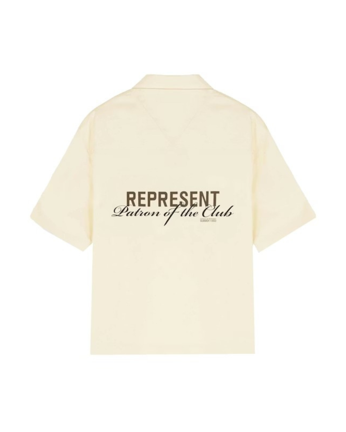 Represent Patron Of The Club Shirt - "Cream"
