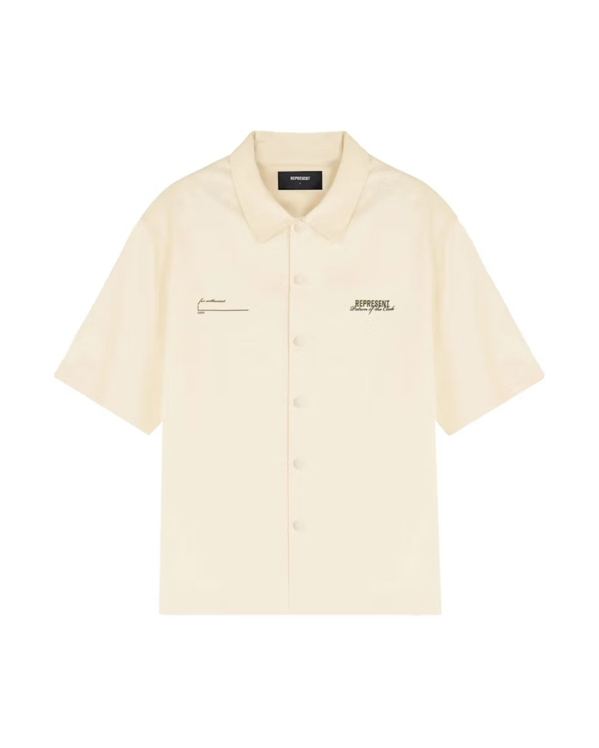 Represent Patron Of The Club Shirt - "Cream"