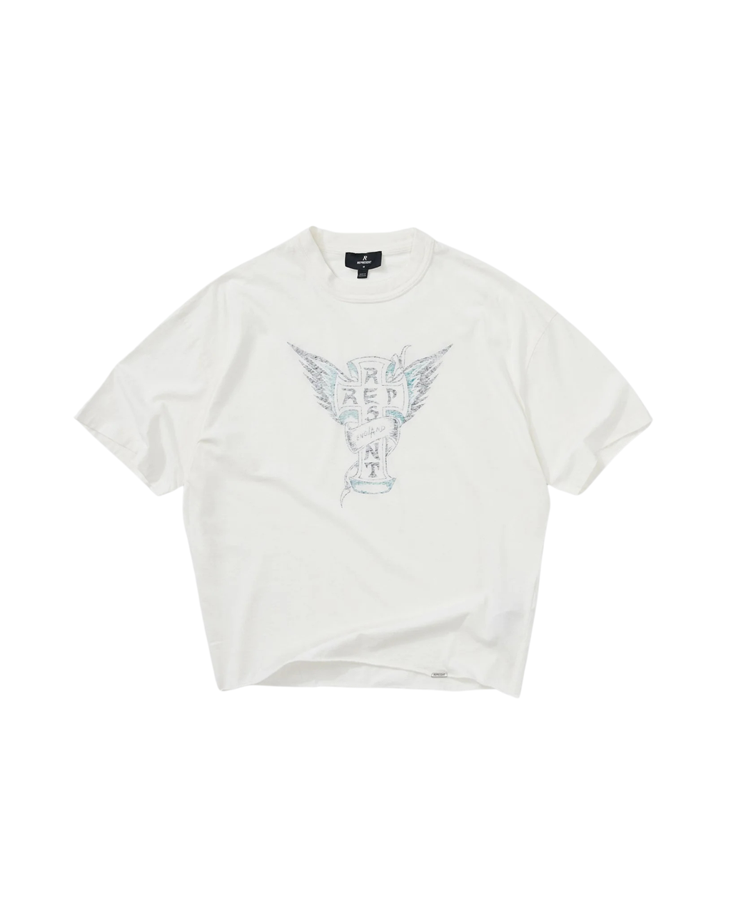 Represent Westside T-Shirt - "Flat White"