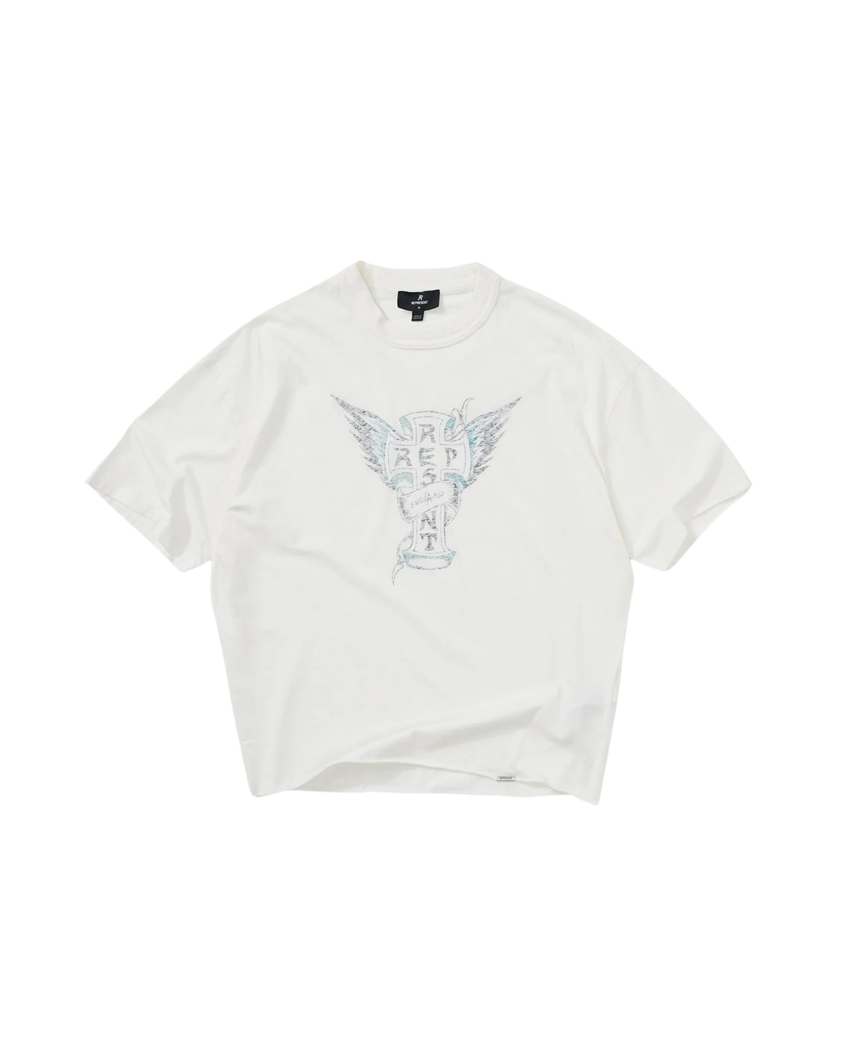 Represent Westside T-Shirt - "Flat White"