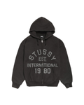Stussy Established Zip Hoodie - "Black"
