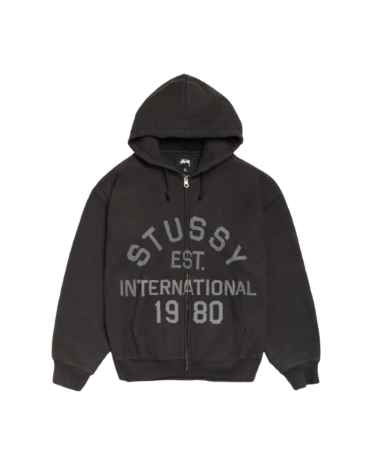 Stussy Established Zip Hoodie - "Black"
