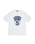Stussy 5 Sport Tee - "White"