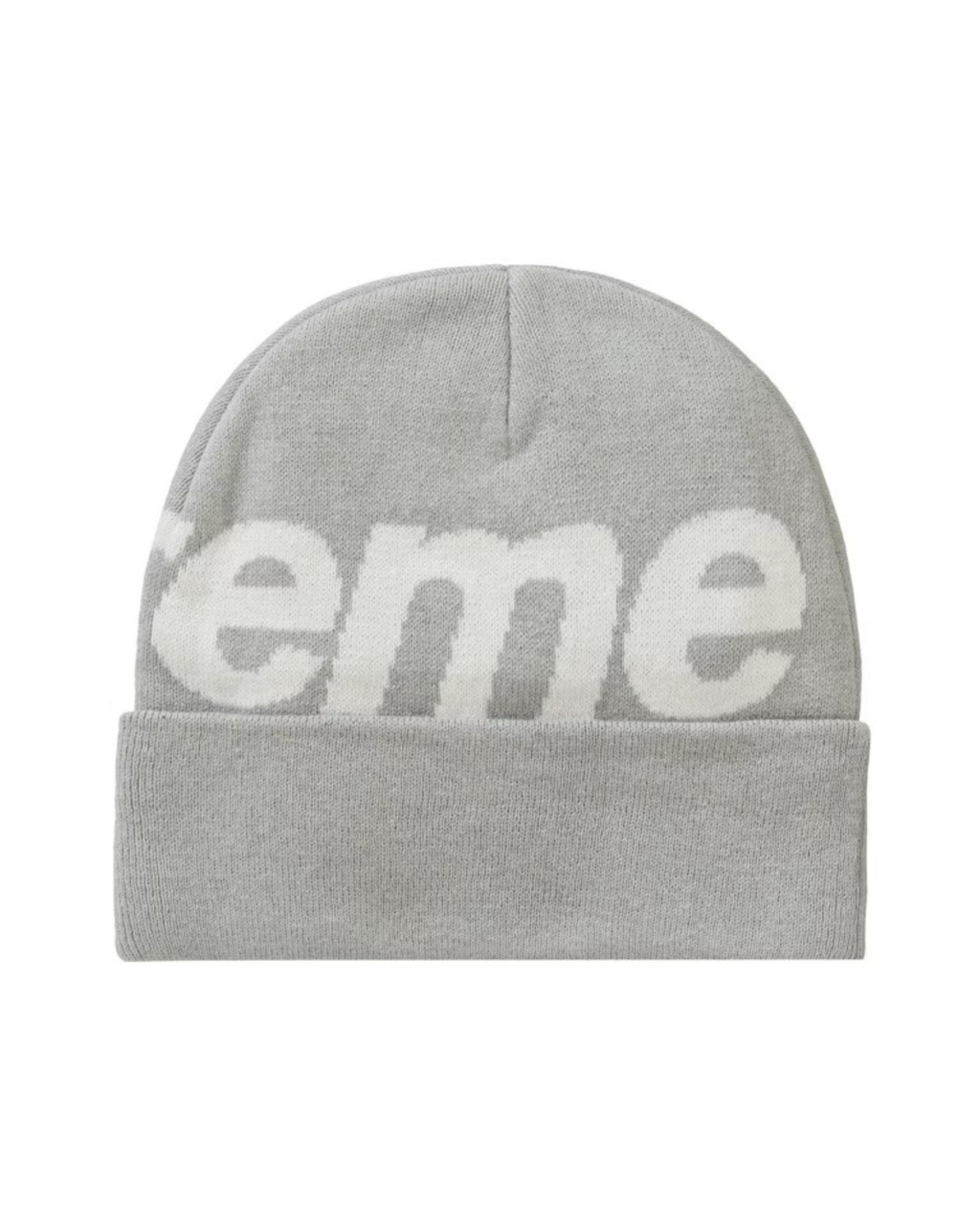 Supreme Big Logo Beanie - "Grey"