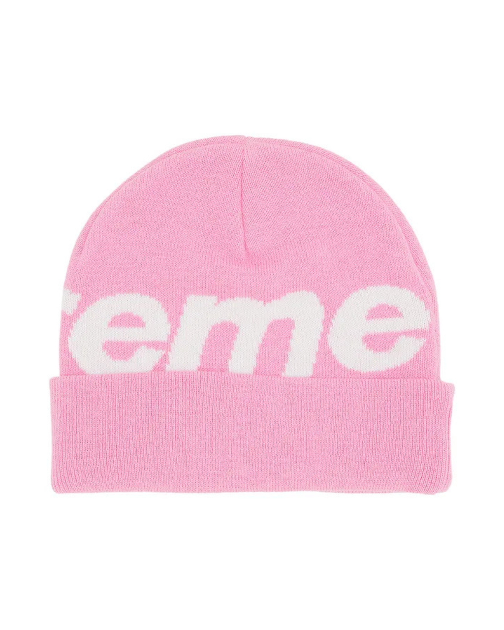 Supreme Big Logo Beanie - "Pink"
