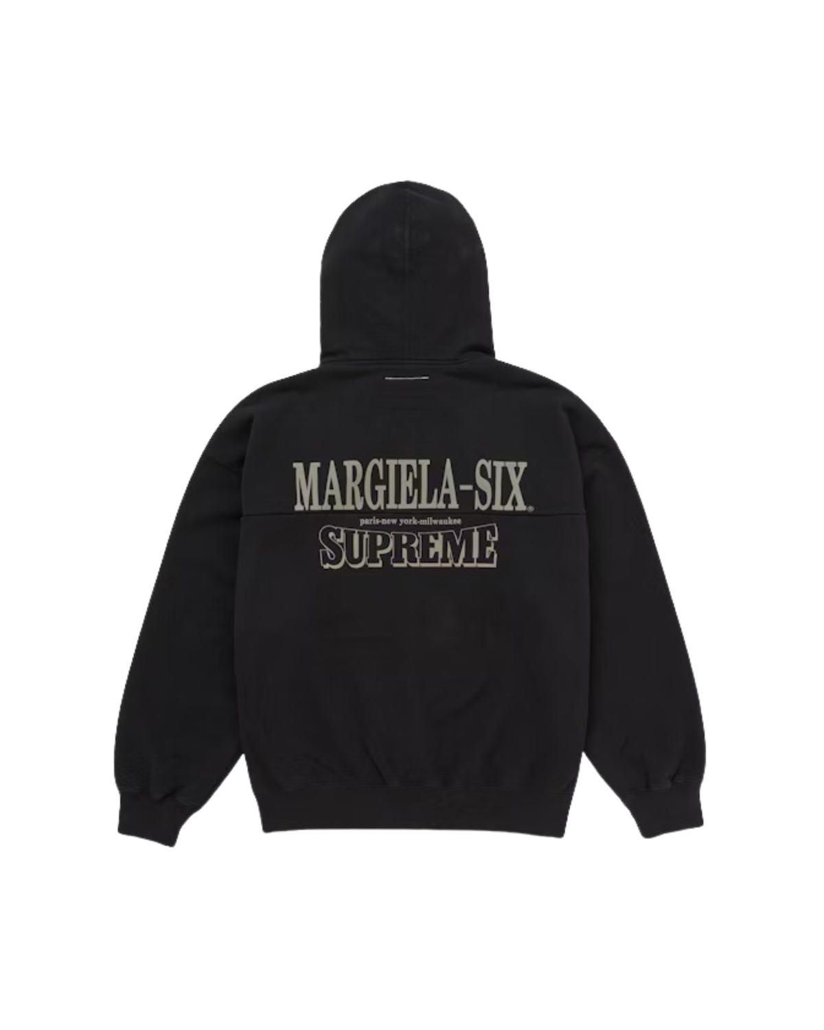 Supreme MM6 Maison Margiela Eagle Zip Up Hoodie - "Black"
