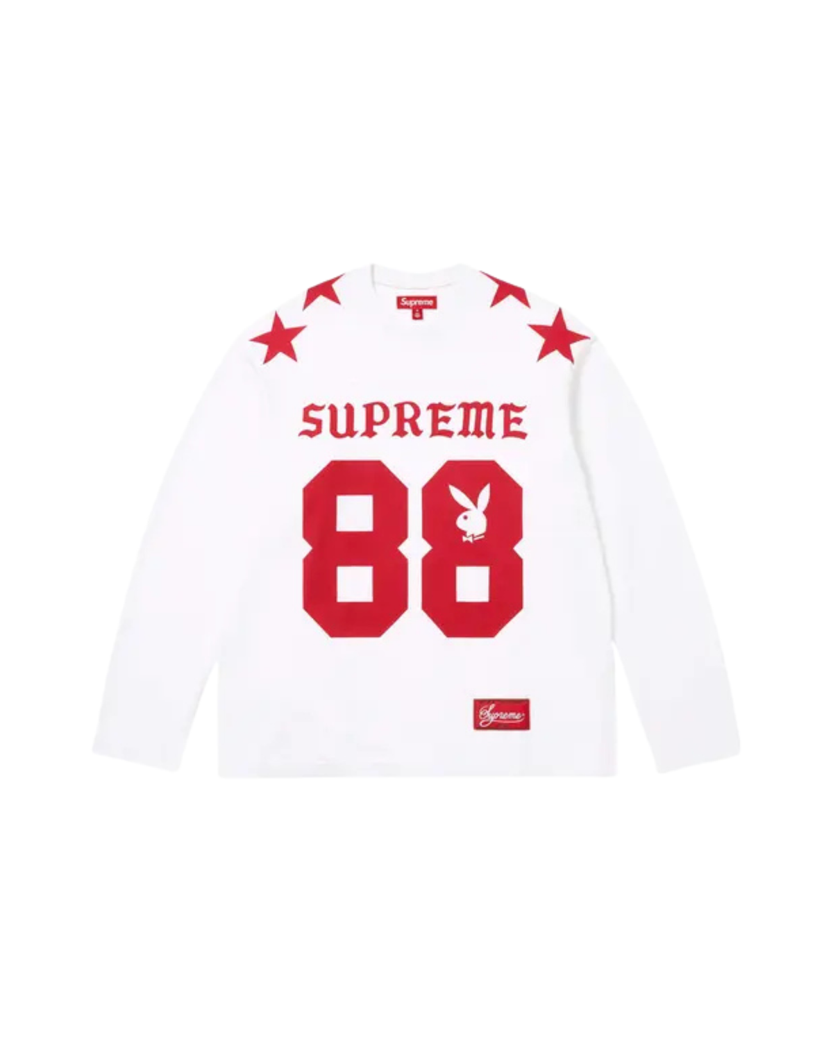 Supreme x Playboy L/S Football Top - "White"