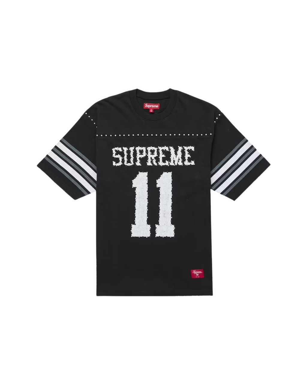 Supreme Studded S/S Football Top - "Black"