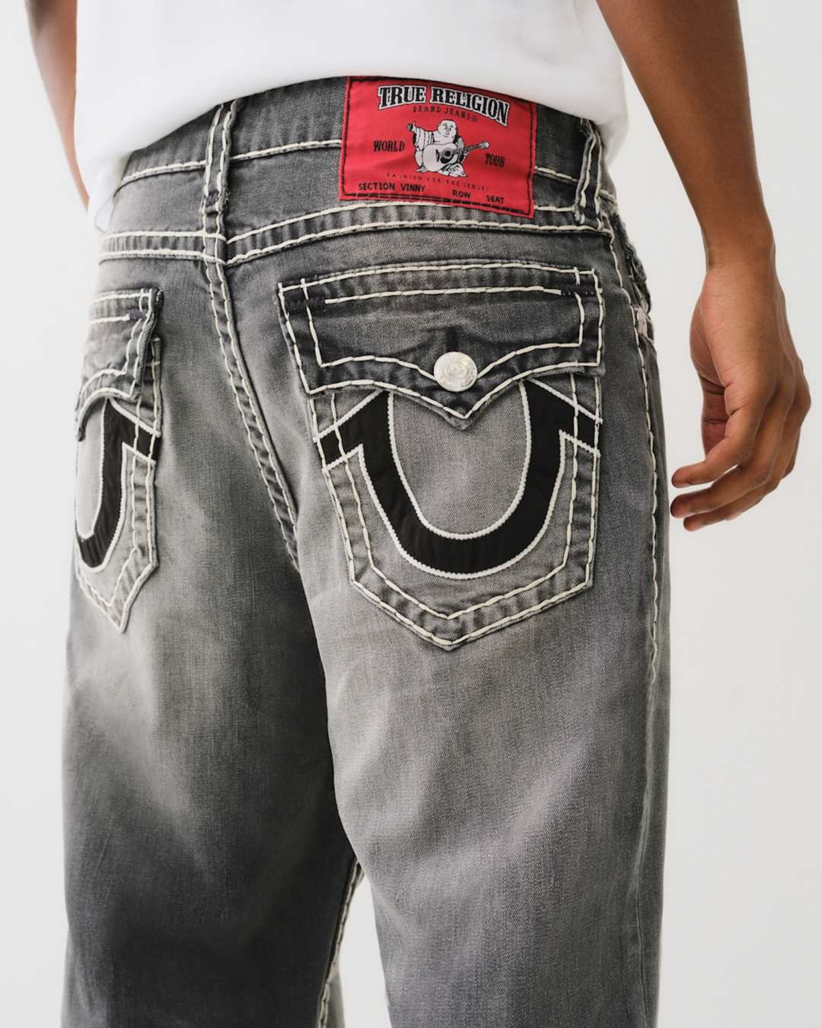 True Religion Vinny Jeans Super T - "Grey Wash"