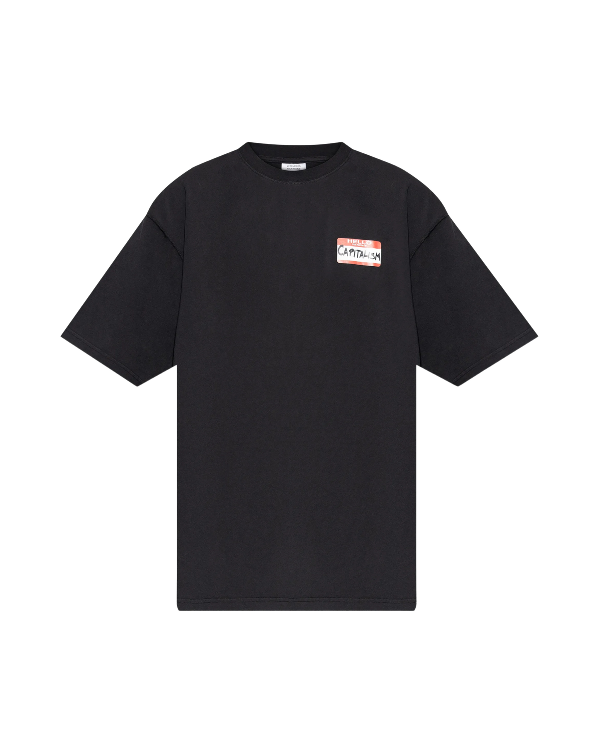 Vetements My Name Is T-shirt - "Black"